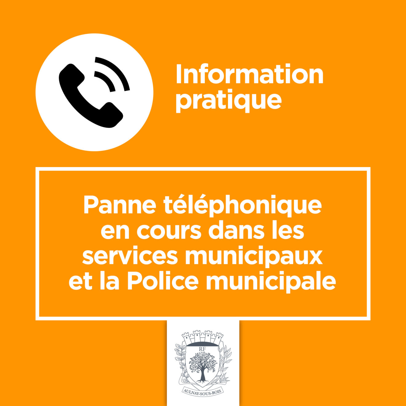 Panne T l phonique Des Services Municipaux MonAulnay Panne T l phonique Des Services Municipaux MonAulnay